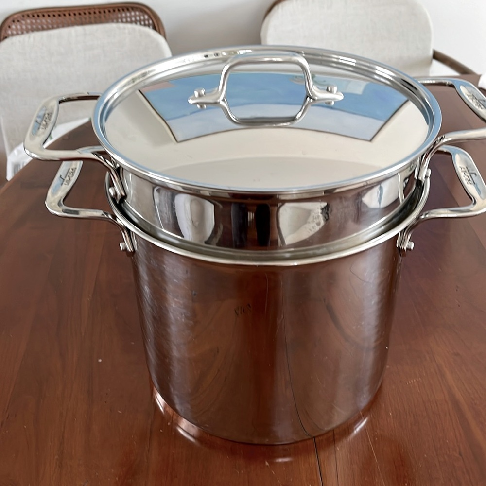 All-Clad Pasta Pot and Strainer 8 QT